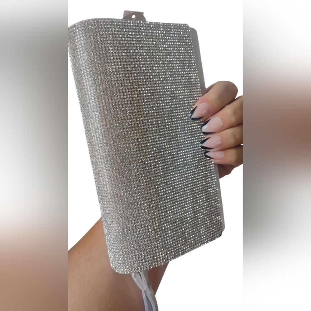 Ardene Silver Clutch Bag